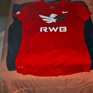 Nike Red Performance Tee Short Sleeve